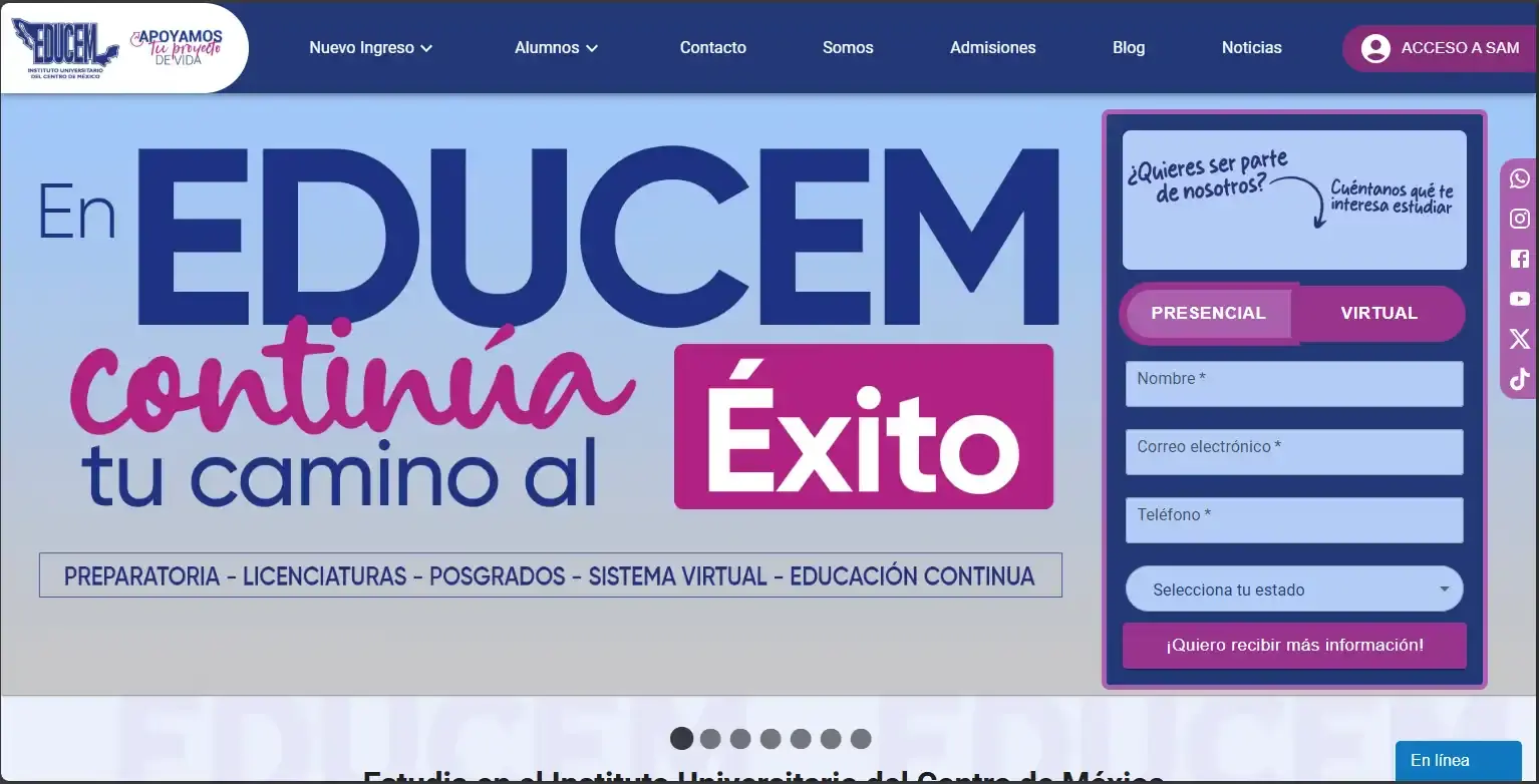 Portales Institucionales EDUCEM